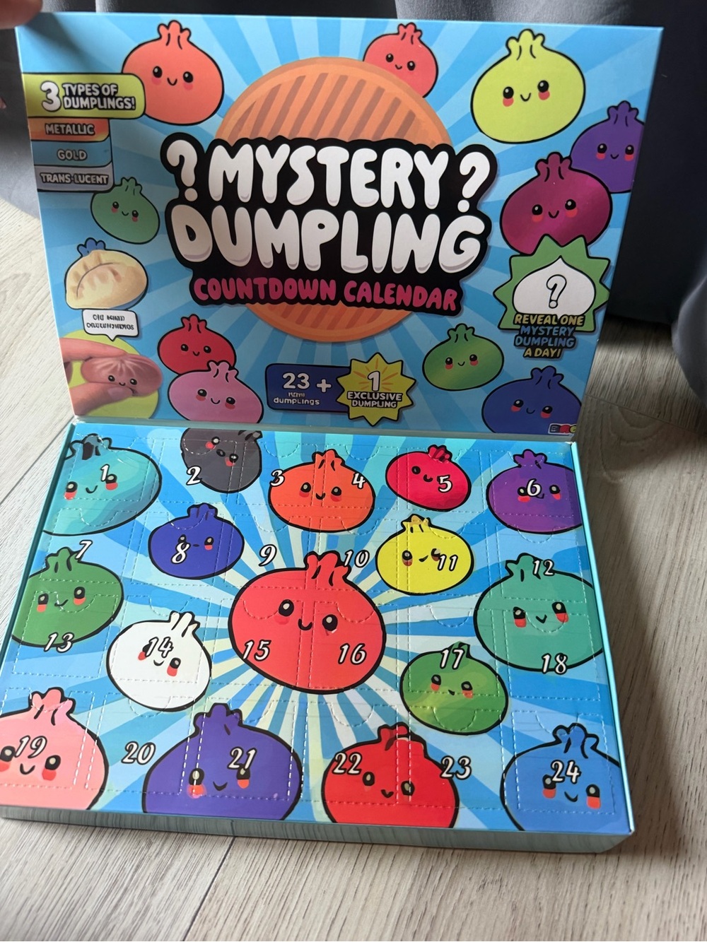 Mystery Dumpling Countdown Calendar - Colorful Kids Toy Advent